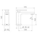 Ver imagem 4 de Misturador Monocomando de Mesa para Lavatório Docol New Ouro Escovado