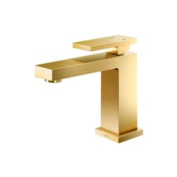 Misturador Monocomando de Mesa para Lavatório Docol New Ouro Escovado - 1