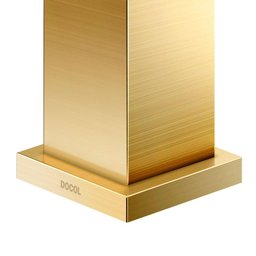 Misturador Monocomando de Mesa para Lavatório Docol New Ouro Escovado - 3
