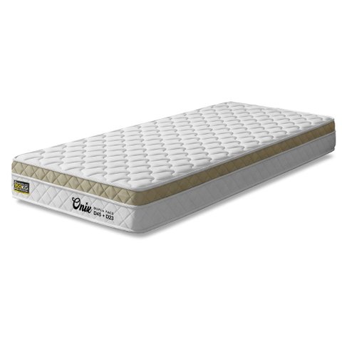 Colchão Solteiro Espuma Ortopédica Onix D45 88x188x20cm Hellen - Suporta até 150 kg