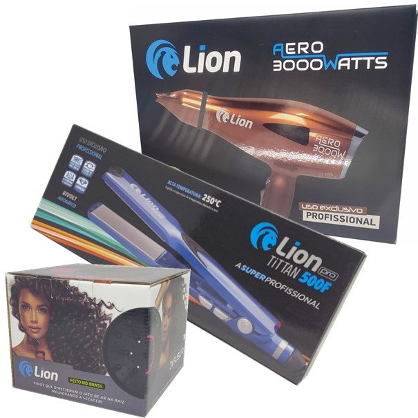 Secador De Cabelo Aero 3000w 220v Profissional Cobre - Lion