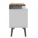 Ver imagem 6 de Rack para TV até 55 Polegadas 100% MDF 150cm Pés em Madeira Maciça 2 Gavetas Club Branco