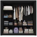 Ver imagem 4 de Guarda-Roupa Casal 3 Portas com 1 Porta Espelho 100% MDF Roma