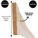 Ver imagem 3 de Kit Tela Decorativa Natal Fita Gigante 52cm X 5 Metros Bege Natural 2 Peças - Magizi