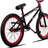 Bicicleta Aro 20 Bmx U-brake Rotor K7 Cog 9 Freedom P03 Preto e Vermelho - D'rossi Drossi - 6