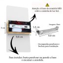 Ver imagem 6 de 3 Arandela Cabeceira Acrilico Jateado Led Integrado Lup95