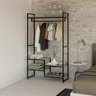 Guarda Roupa Closet Estilo Industrial, Aço/mdf! - 2