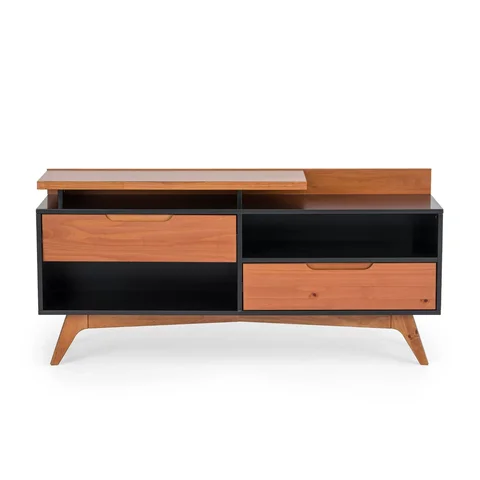 Rack para TV até 55 Polegadas 2 Gavetas Club 