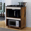 Ver imagem 2 de Kit Balcão Cooktop Turim Ype/off White com Fogão Cooktop 5 Bocas Itatiaia