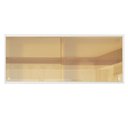 Ver imagem 6 de Armário Aéreo Madesa 2 Portas de Correr Vidro Reflex para Cozinhas Glamy, Lux, Agata e Reims Branco