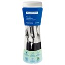 Ver imagem 3 de Jogo de Talheres Ipanema Aço Inox e Cabo de Polipropileno 24 Pçs - Tramontina - Preto 23399/091