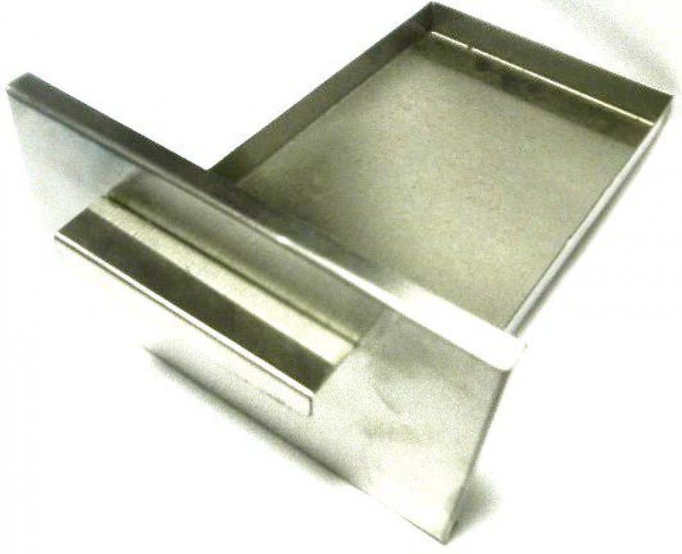 Gaveta cinzeiro de inox para churrasqueira 22X9CM - ARTEINOXX - 1