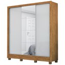 Ver imagem 2 de Guarda Roupa Santiago Plus 3 Portas de Correr 3 Gavetas e Espelho