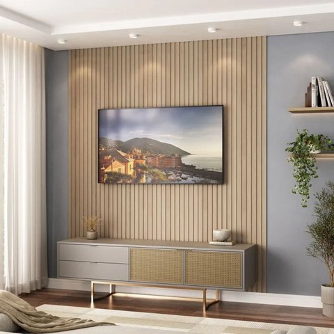 Painel Ripado Natural Oak Caixa c/6 Unidades