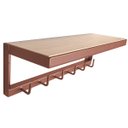 Ver imagem 3 de Porta Chaves Strassis Design Mdf Sd-3506 Rose Gold