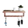 Porta Chaves Strassis Design Mdf Sd-3506 Rose Gold - 2