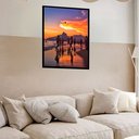 Ver imagem 2 de Quadro Decorativo Rio de Janeiro Sol Futebol - 70x50cm:moldura Preta
