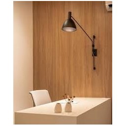 Arandela Articulada com Regulagem de Altura e Fio Externo:cobre Fosco - 3