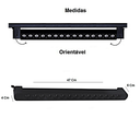 Ver imagem 2 de Kit 2 Luminária Led Pontual Linear 30w 3000k para Trilho Preto Bivolt