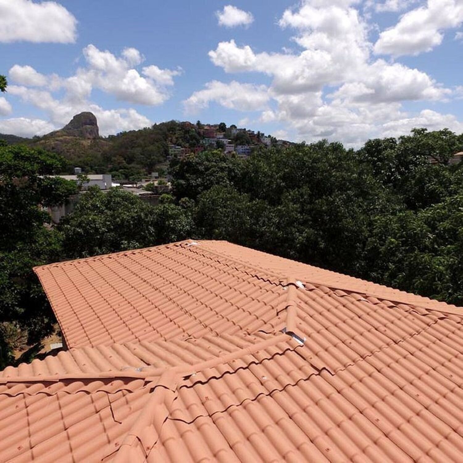Kit 10 Telhas Colonial Pvc 3,28x0,86 5 Ondas Afort - 3