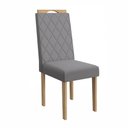 Ver imagem 4 de Conjunto Sala de Jantar Luna Kappesberg 4 Cadeiras Veludo Titanio