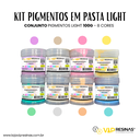 Ver imagem 2 de Kit 8 Pigmento Epóxi em Pasta Cores Light 100g Vip Resinas