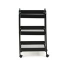 Ver mais imagens de Carrinho Multiuso Organizador 3 Prateleiras - Preto