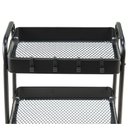 Ver imagem 3 de Carrinho Multiuso Organizador 3 Prateleiras - Preto