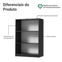 Ver imagem 4 de Estante Sapateira 3 Prateleiras sem Portas Madesa