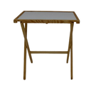 Ver imagem 1 de Mesa Apoio Dobrável Articulada Madeira Maciça Pinus