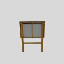 Mesa Apoio Dobrável Articulada Madeira Maciça Pinus - 4