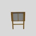 Ver imagem 4 de Mesa Apoio Dobrável Articulada Madeira Maciça Pinus