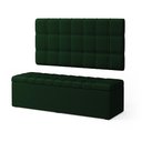 Ver imagem 2 de Kit Painel Rana 200 e Calçadeira Alpha Veludo Aradecor