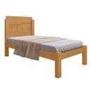 Ver imagem 2 de Cama Solteiro com Colchão Jasmim Naturalle MDF Marrom Framar