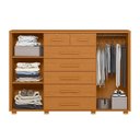 Ver imagem 3 de Cômoda Fontana 2 Portas e 7 Gavetas Cinamomo - Móveis Albatroz