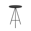 Ver imagem 2 de Mesa Redonda Bistrô Alta Cozinha Gourmet Bar Balcão Estrutura em Aço Preto