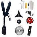 Ver imagem 7 de Roçadeira Anmax Cg520p 52cc C/ Carretel + Facas 2 Pontas + 3 Pontas + 40 Dentes e Trimmer