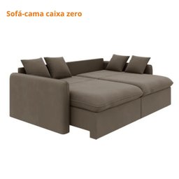 Sofá Cama Retrátil e Reclinável 200cm Madri Movenzo Estofados Corino - 5