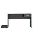 Ver imagem 3 de Escrivaninha Mesa Escritório Gamer com Suporte para Gabinete, Mesa para Computador 1 Gaveta 160,5cm Preto e Azul