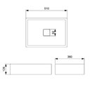 Ver imagem 5 de Cuba de Apoio 51x36cm S Mesa Roca T6 Terra Beige A32787z650