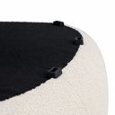 Ver imagem 7 de Puff Alba 130cm Bouclé Off White - Sallar Home