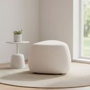 Ver imagem 2 de Puff Alba 130cm Bouclé Off White - Sallar Home