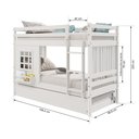 Ver imagem 4 de Treliche Infantil com Janela e Cortina Madeira Maciça Branco Housin