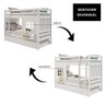 Treliche Infantil com Janela e Cortina Madeira Maciça Branco Housin - 5