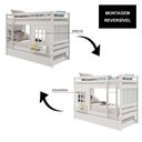 Ver imagem 5 de Treliche Infantil com Janela e Cortina Madeira Maciça Branco Housin