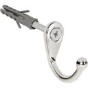 Ver imagem 1 de Cabide Gancho De Parede Para Roupas Cromado Kit 15 Ganchos