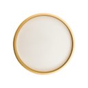 Ver imagem 2 de Plafon Painel Led Sobrepor 18w Toronto Multicor 180° Redondo Preto C/ Dourado Hevvy St3110