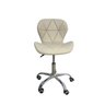 Cadeira de Escritório com Base Giratória Estofada Slim Vegas - 1