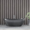 Ver imagem 2 de Papel de Parede Adesivo Ripado Madeira Acinzentada Rolo 10m