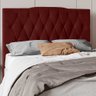 Cabeceira Cama Box Casal King Size Acacia 193cm Veludo Vinho - Abmaza - 1